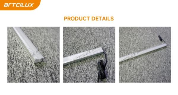 A2103 Voltage nominale 12V LED Lampes de verre 1000*25*14mm Intérieur 7,5W/m SMD2835 60PCS/M 3000/4000/6000K