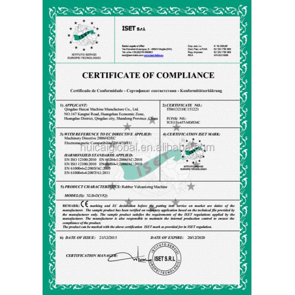 Máquina de corte de caucho duradera XQL-120 con tamaño general 2122x1440x2509 y 2,2 kW de potencia