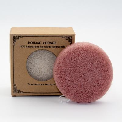 Clay Charcoal Konjac Sponge vermelho