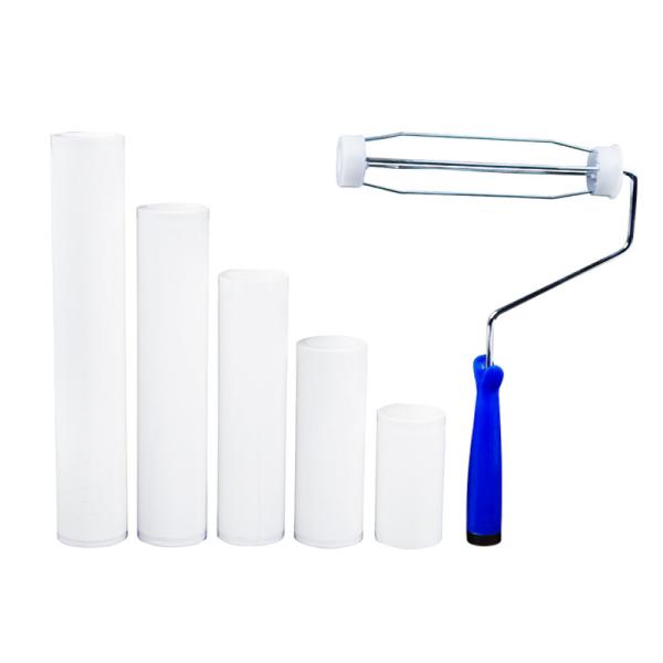 12 da escova portátil do fiapo do silicone da polegada esparadrapo pegajoso lavável reusável da poeira dos rolos 300mm do quarto desinfetado