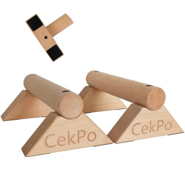 Durable exercise fitness strength training Handle Yoga aerobics equipment Home wooden push-up power stick