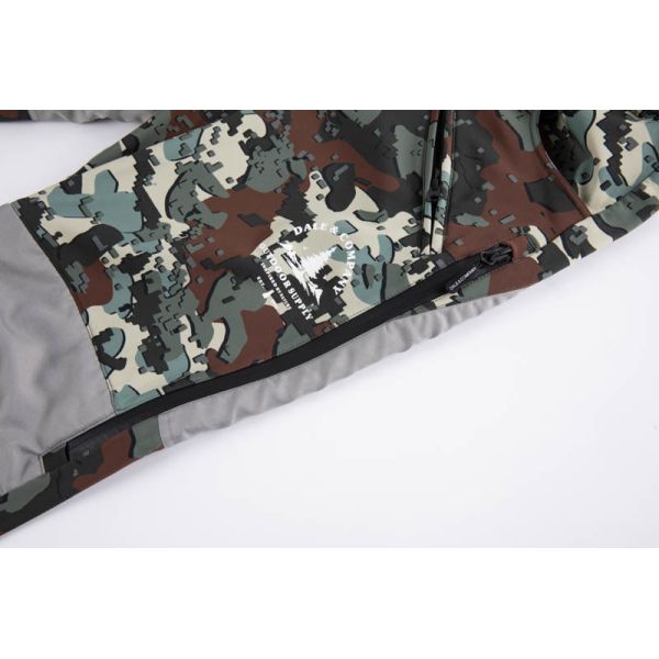 Mens Camouflage Outdoor Work Pants Fleece Lined Snow Bib Pants