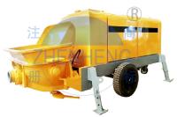 Tipo diesel amarelo do pistão de bomba concreta de 60m3/H para a construção de ponte