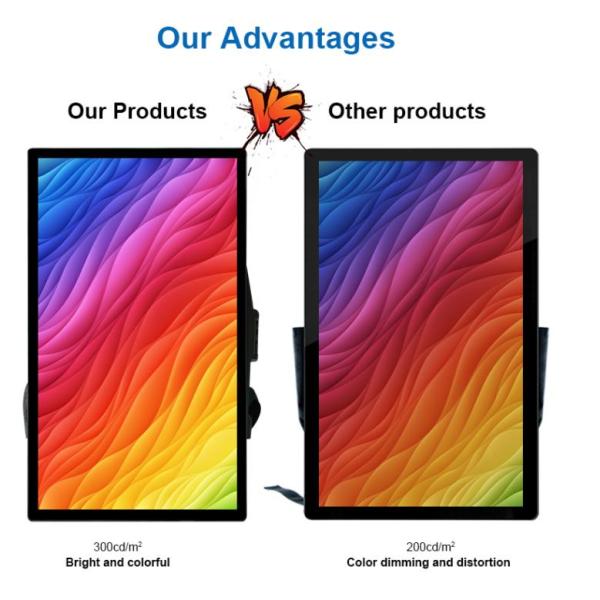 Игрок мобильный Lcd афиши рюкзака 21,5 цифров дюйма портативный рекламируя