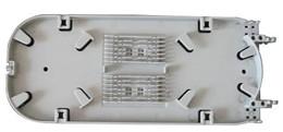 Grey Color Lightweight Corning Fiber Tray 12 / 24 Fibers Compact Design