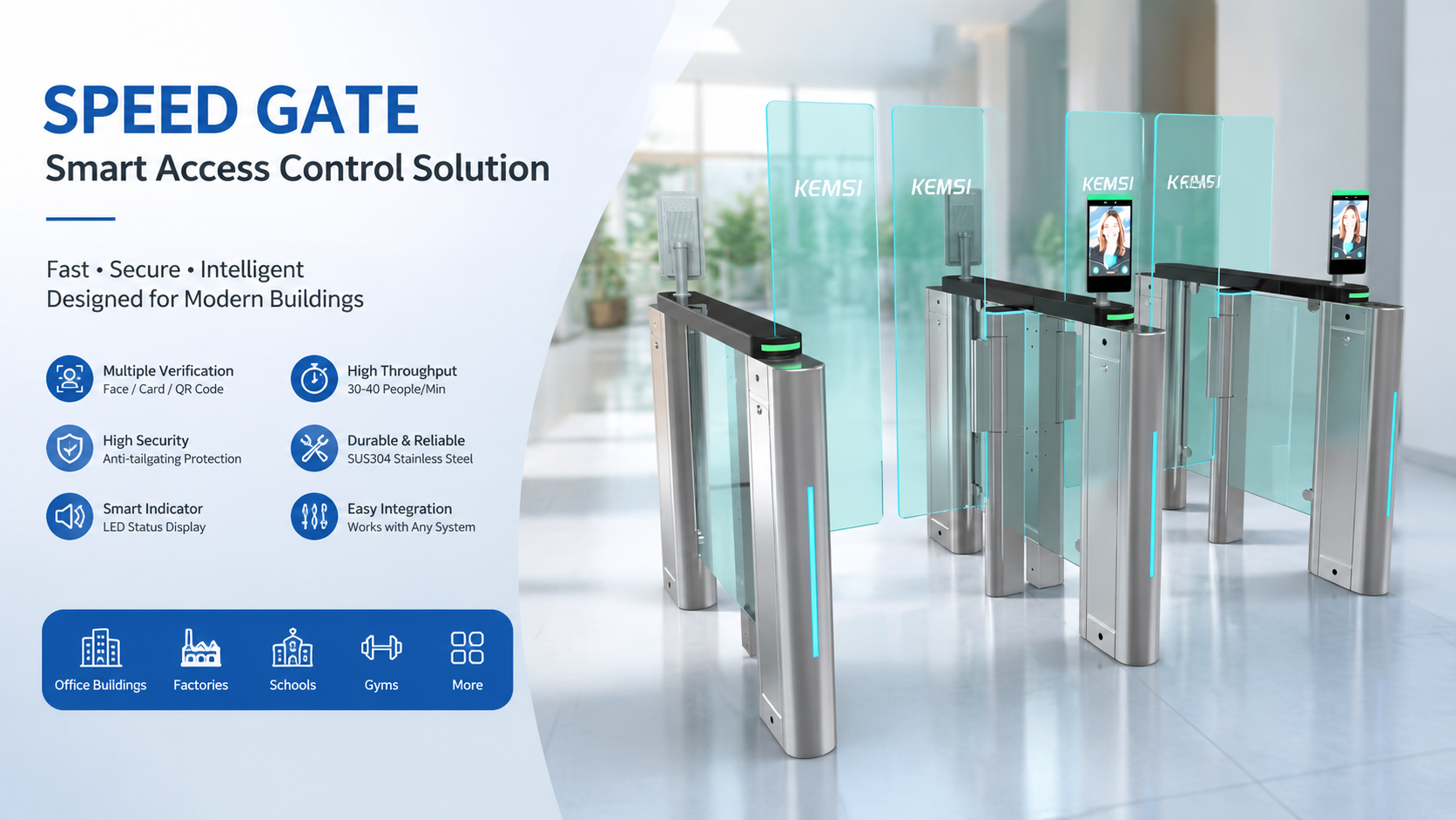 Face Recognition Attendance Tracking System Speed Gate