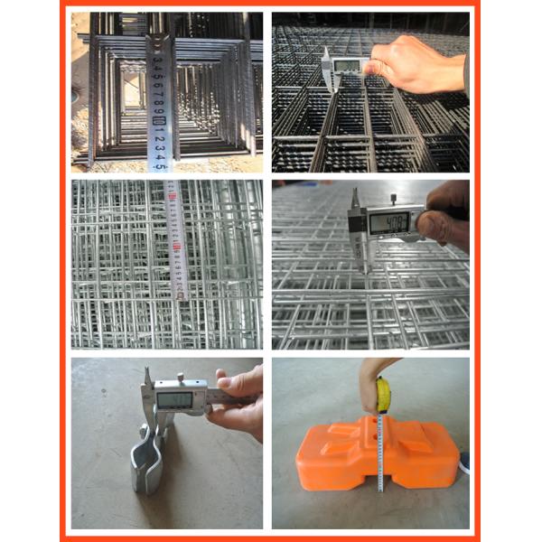 Q235 Steel Temporary Fencing , Site Security Fence Panels High Strength