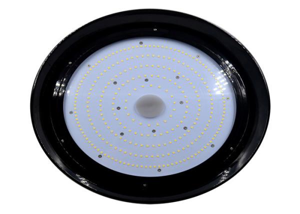 140lm/w Efficiency High Bay Led Light Bulbs Black Aluminum Heatsink Energy Saving