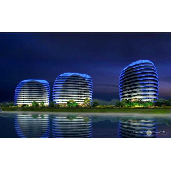 прокладки освещения СИД 12В 24В линейные, теплый свет трубки СИД белизны для на открытом воздухе здания