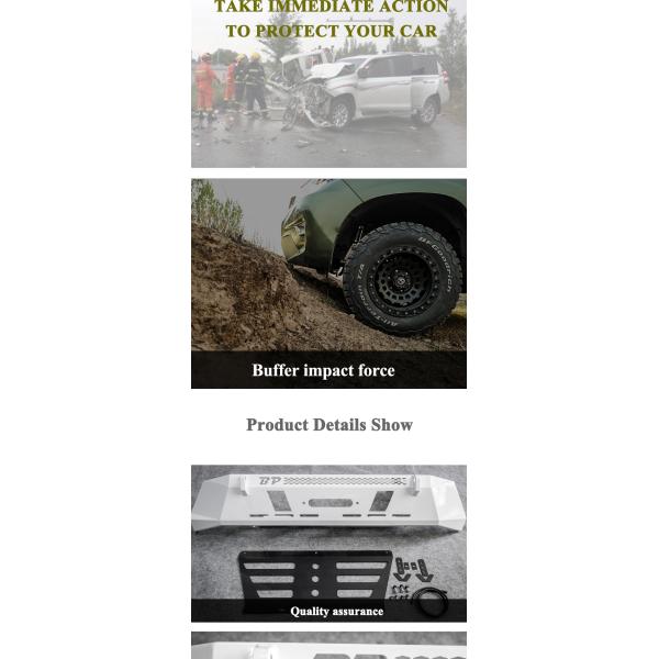 Auto Exterior Accessories Front decoration Bumper Guard front bar for TOYOTA vehicle