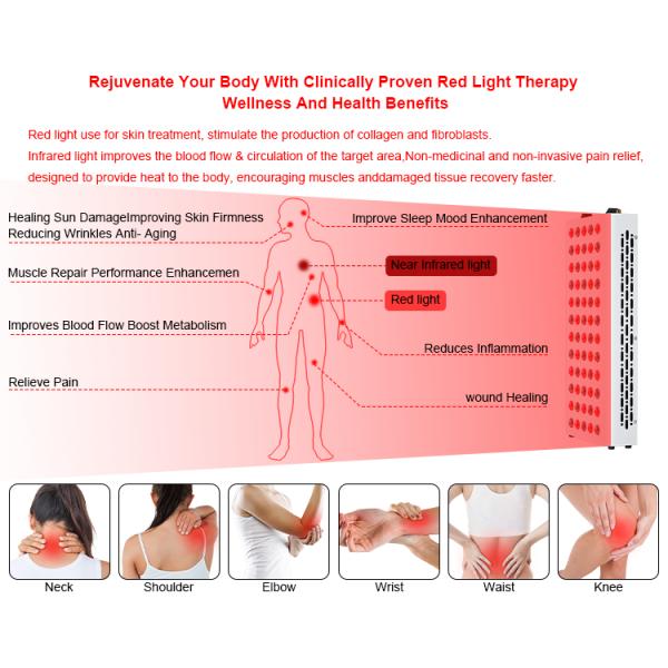 прибор терапией красного света СИД спа 660nm 850nm затягивает вызревание клетки энергии Wrinkless анти-