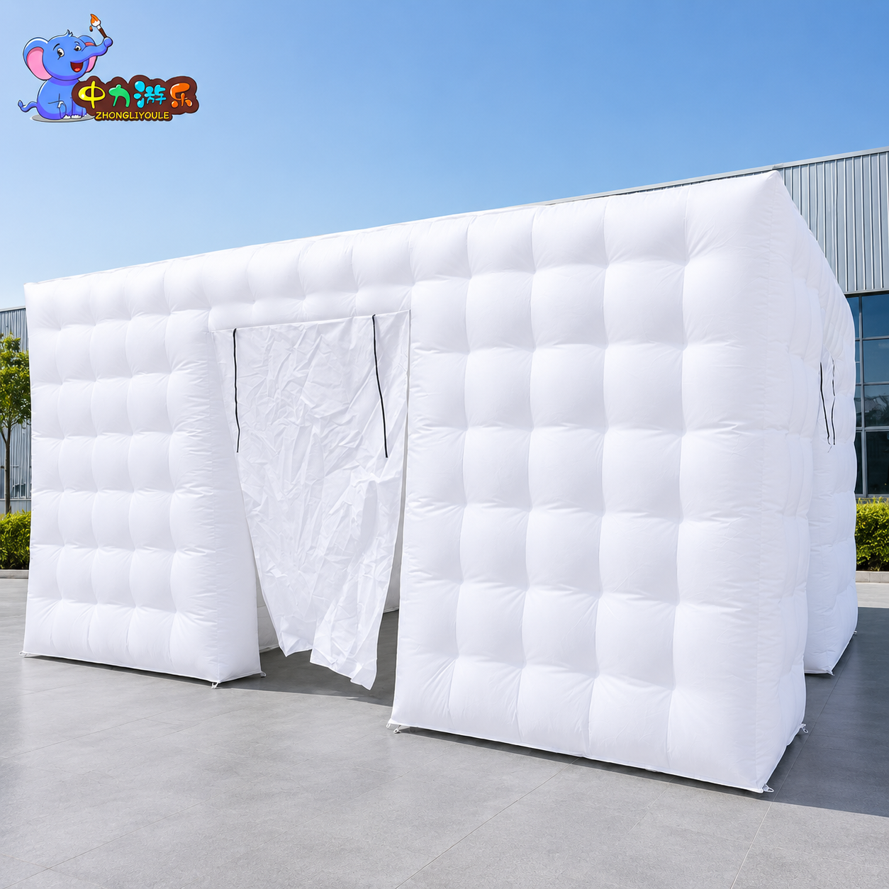 Photobooth Rhombic Grid Airdome Inflatable Tents For Event 5-8 Person