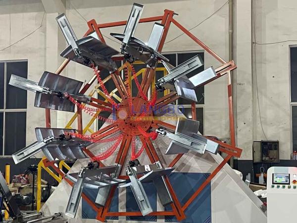50-110mm HDPE Pipe Single Reel Winder Pipe Coiler With Full-automatic Grade And 16-160mm Pipe Diameter