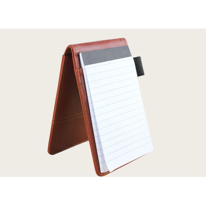Personalised Portable Refillable Leather Planner A7 PU Business Notebook With Calculator