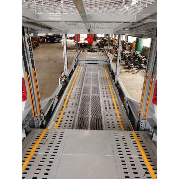 Ottc 2 Axles Heavy Duty Transport SUV Skeleton Frames Self Car Vehicle Hauler Carrier Truck Semi Trailer Автомобиль, грузовик, грузовик, полуприцеп