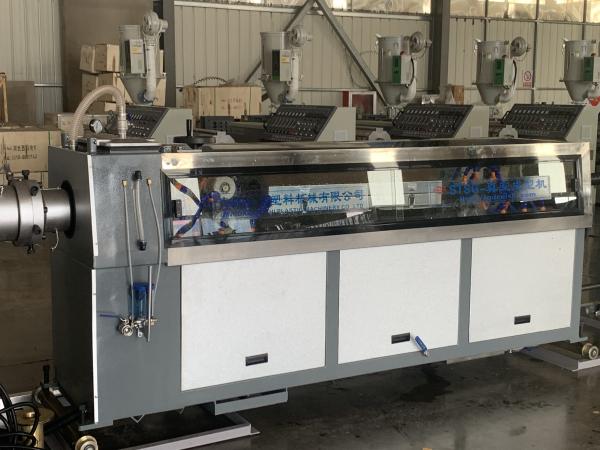 380V.50HZ Power Supply PE Spiral Pipe Extruder with Water Cooling Pipes