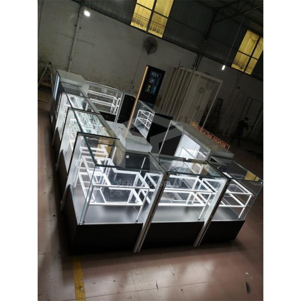 vidro moderado grosso longo da largura 10mm da mostra 3000mm da exposição do telefone celular de 4000mm