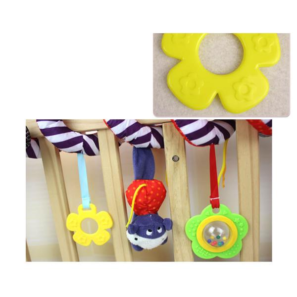 Pram Crib Ornament Hanging Spiral Plush Toys Little Deer 65c*2.5cm