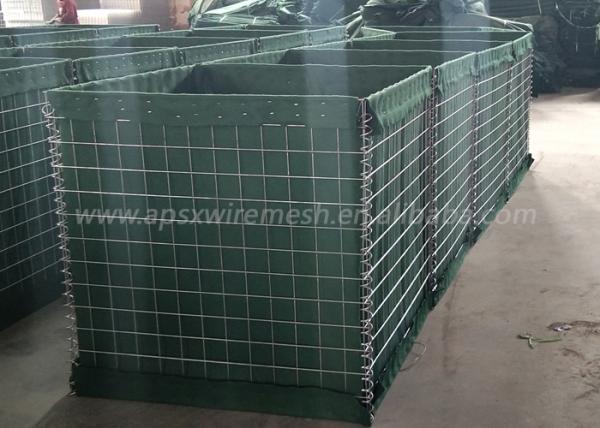 Soudure galvanisée à chaud Gabion 3 paniers de Hesco de cellules