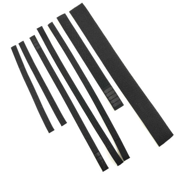 DANSKY Customized Color Single or Double Side Elastic Loop Bulk Hook and Loop Elastic Adjustable Strap for Sport