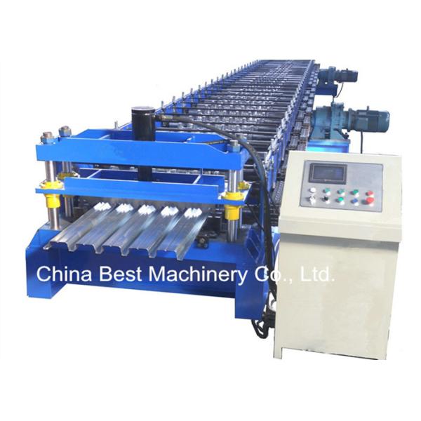 688 Floor Deck Roll Forming Machine Floor Tile Material Making Machine