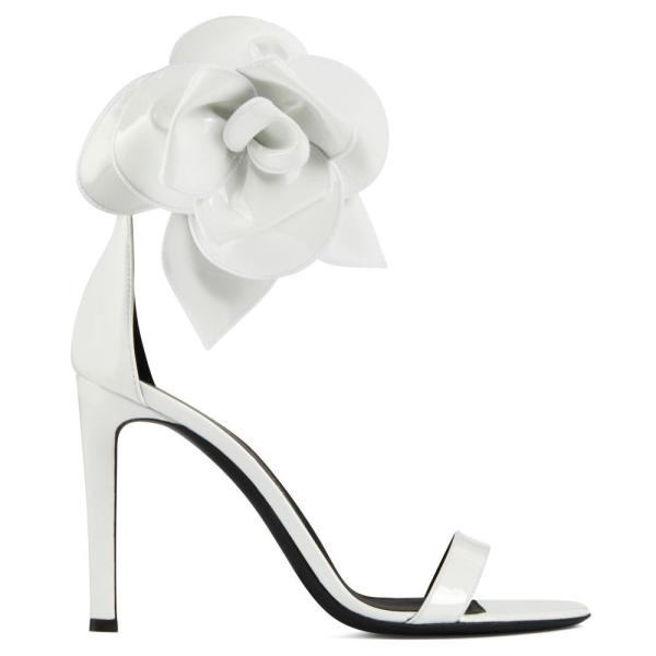 New Design White Heels Sandals For Ladies Shoes Open Toe Stiletto Shoes Sandal For Wedding High Heels