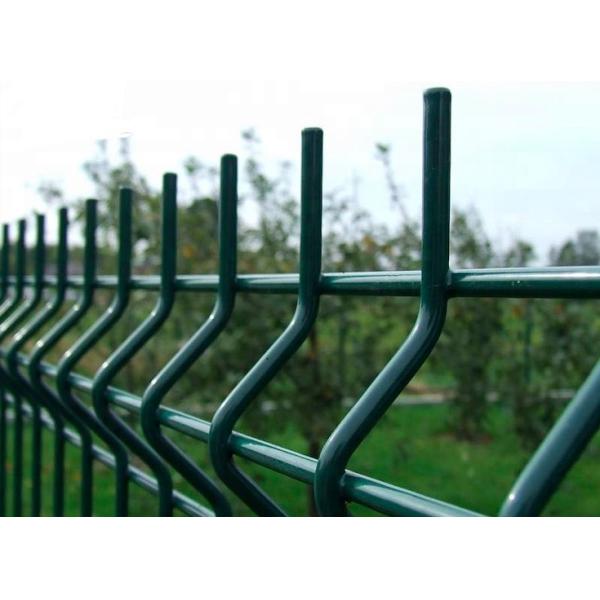 Green PVC Coated Welded Wire Mesh Panels Galvanized 200 X 50mm 5.5mm Diameter