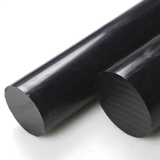 White Black Plastic PVC Round Rod Bar 1/2 Inch Lightweight
