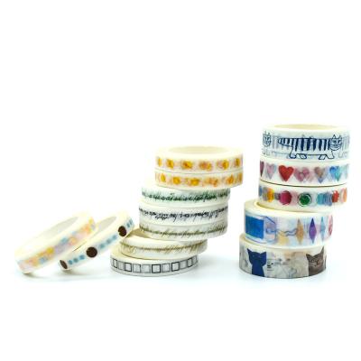 Grupos de fita ingleses da letra 10mm Washi para a decoração