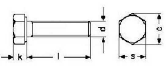 Acero inoxidable perno-tuerca gris del hex. métrico/imperial que pule el estruendo 934/933