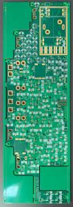 Máscara verde da solda do PWB 100x50MM do ouro da imersão FR4TG130 para a luz do
