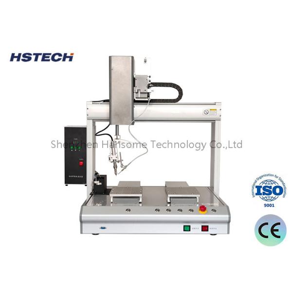 Dual Tip Automatic Soldering Robot with Double Working Station