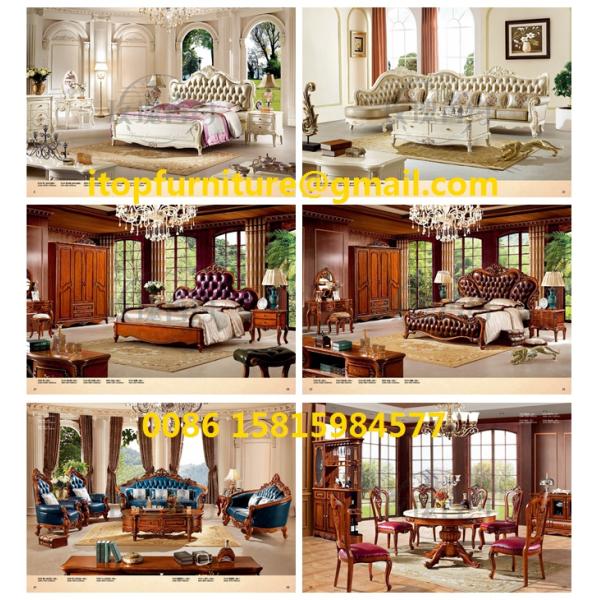 Indonesian chinese import fancy antique new model home bedroom furniture sets designs on line