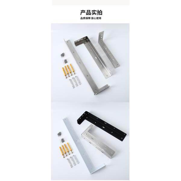 Repisas flotantes en forma de L Brackets Metal pesado para la organización del garaje