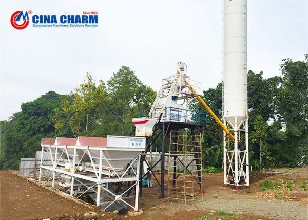 High Quality Construction Machinery HZS60 Stationary Concrete Mixing Plant
