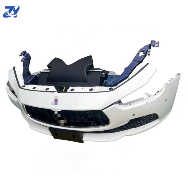 Used Front Bumper Assembly with Radiator Headlights for Maserati Ghibli 2014-2022