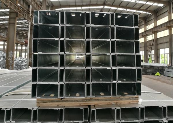 Customized Size Cold Rolled Steel Profiles , Galvanised Steel U Channel