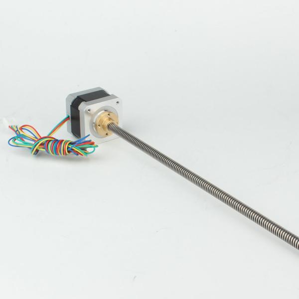 42mm 1.8deg 2 Phase Lead Screw Nema 17 External Shaft Linear Stepper Motor