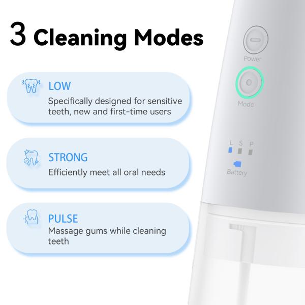 Líquido de limpeza dental elétrico dental oral portátil dos dentes de Flosser da água de USB Irrigator