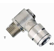 4mm - 16mm Brass One Touch Push-in Fitting Slot Type , Pneumatic Tube Fittings
