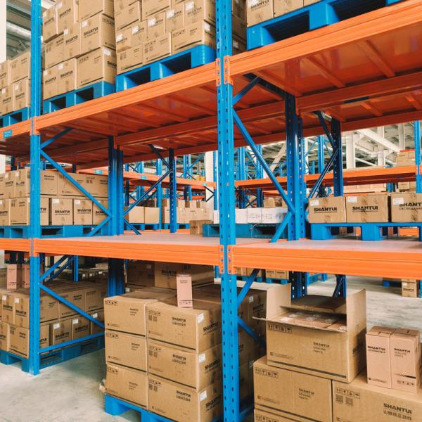 Estantes para paletas industriales de acero en polvo Estantes para material de almacenamiento