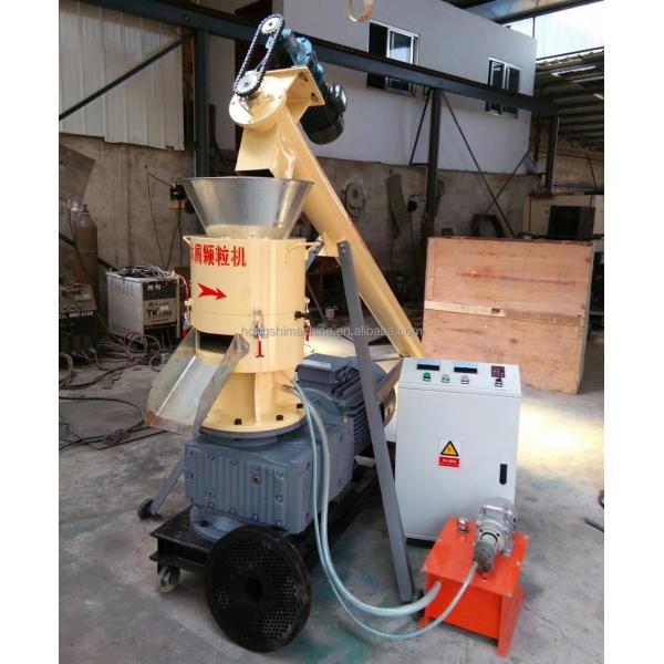 Flat Die Wood Sawdust Biomass Pellet Machine Production Line High Quality