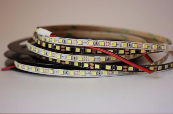 IP20 Narrow side 5mm LED Strip Light 2835 SMD flexible diode tape lamp White/black PCB 120leds/m DC12V tiras led ribbon