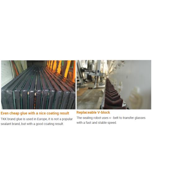 Vertical Automatic Glass Sealing Robot For Insulating Glass IG Unit CE Certificate