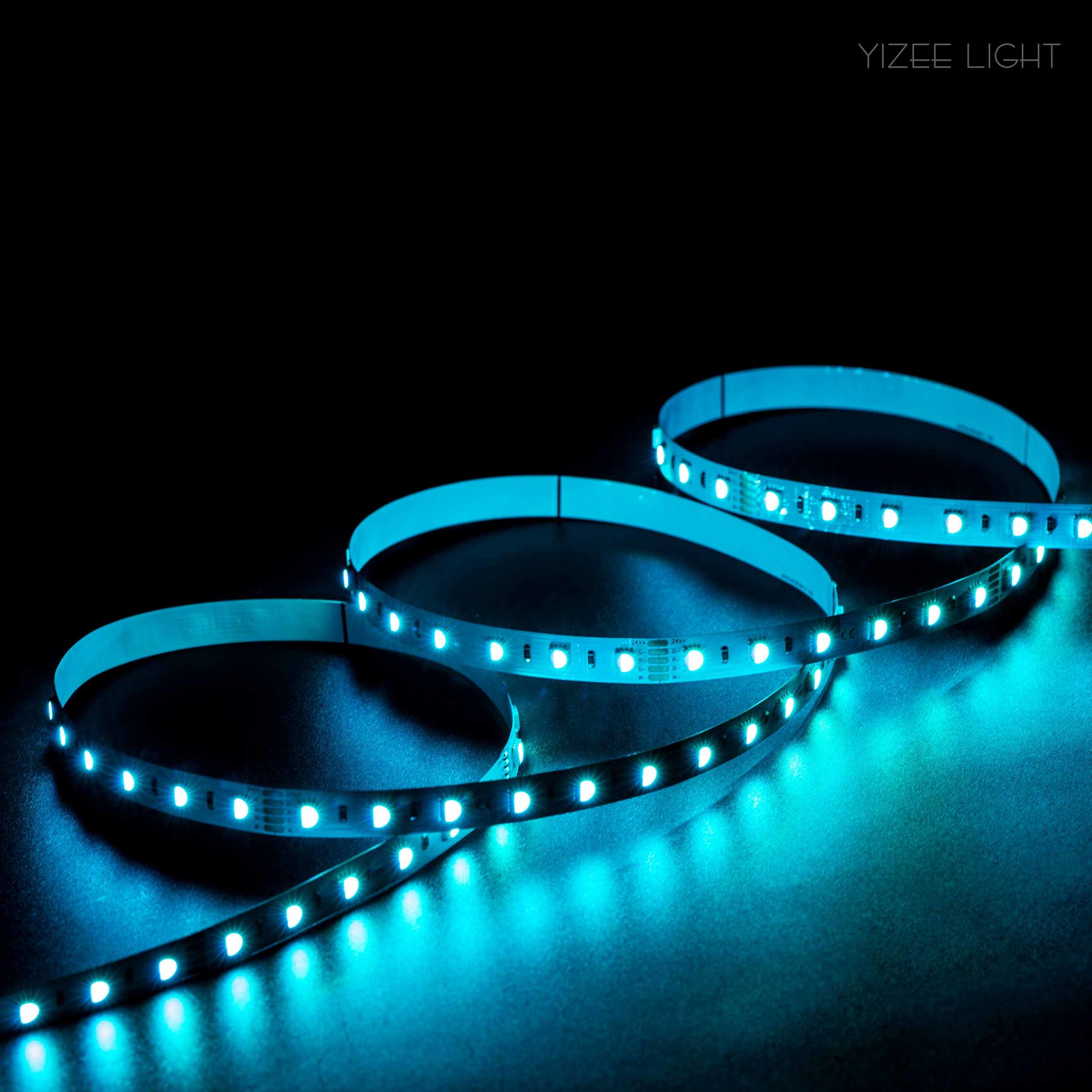 RGBW RGB светодиодные светодиоды SMD5050 24V 60 светодиодов / м светодиодный веревочный свет