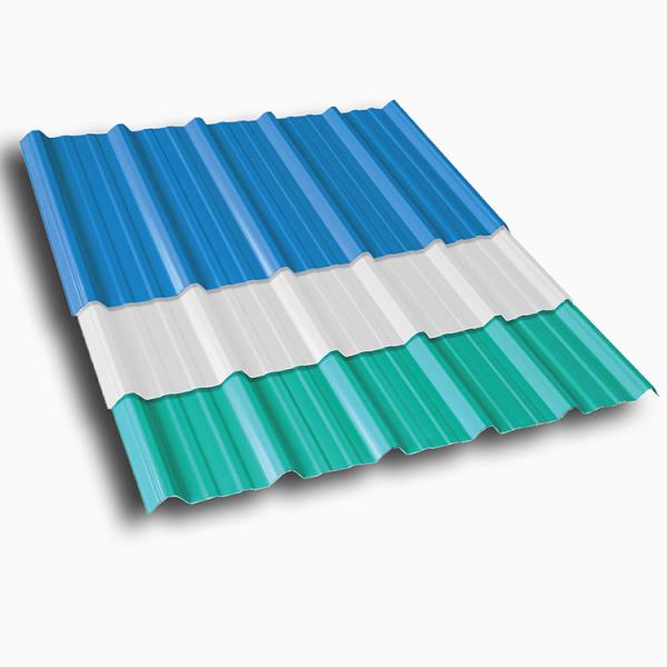 Waterproof PVC Roof Tile 1.0mm-2.5mm Thickness for Warehouse Factory