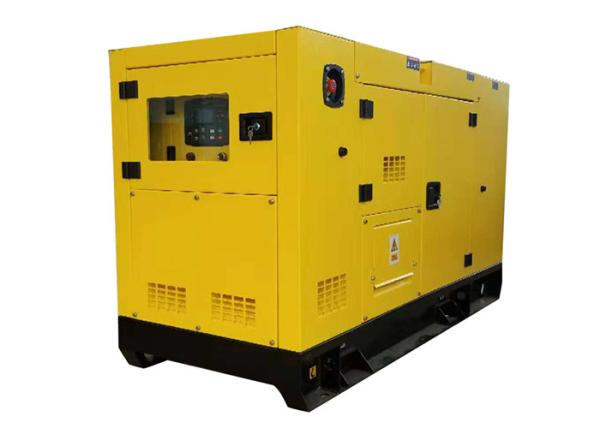 tipo à prova de som geradores diesel industriais Harsen do alto mar do ATS 38KVA