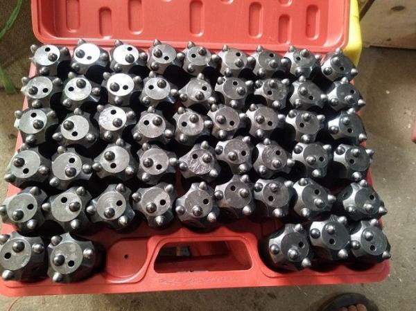ce Drill Rig Parts 32mm 34mm Quarries Stone Tapered Shank Hard Rock Drill Jack Hammer Button Drill Bit