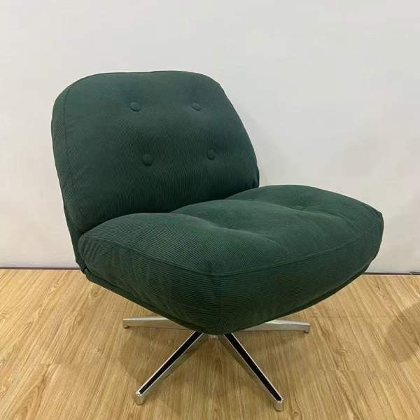 Modern Minimalist Single Seat Lazy Lounge Chair Office Chair Home Living Room Swivel Sofa Chair Recliner Eco-Friendly AcreECO
