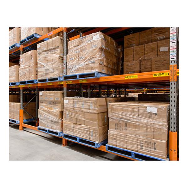 Heavy Duty Double Deep Pallet Rack  Steel Industrial Pallet Shelves For Warehouse